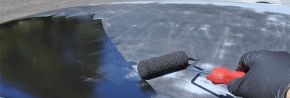 Verniciare con rullo: 2K auto vernice