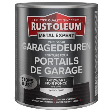 Rust-Oleum Metal Expert Garagedeur Verf Zwart 750ml