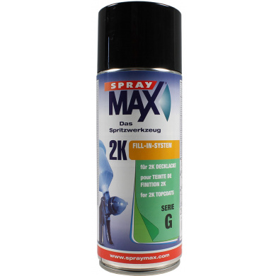 2K Zwart spuitbus SprayMax - RAL9005 - 400ml