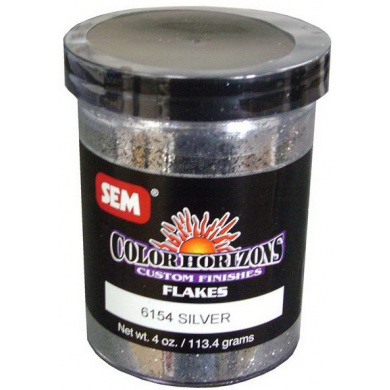 SEM 060154 - Color Horizons Custom Finish Metal Flakes - Silver