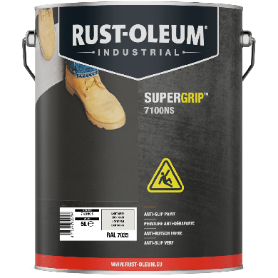 Rust-Oleum SuperGrip Anti-Slip Coating RAL 7035 Vloerverf 5 liter