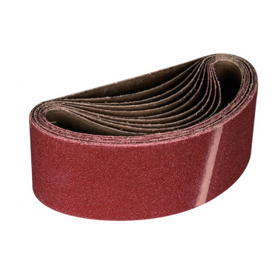 MIRKA HIOLIT X Sanding Belt - 75x533mm, Brown, 10 pieces
