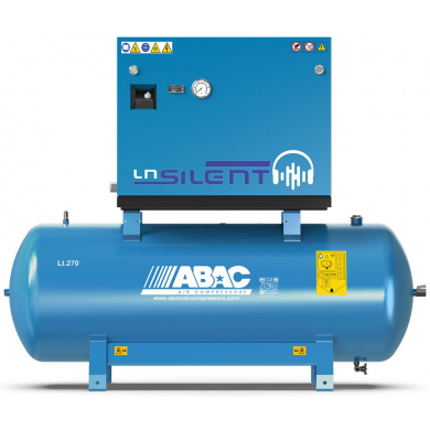 ABAC LN1 A49B 270 T5,5 DOL Stille Compressor 400 Volt - 270 liter - 11 bar