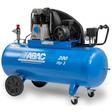 ABAC PRO A49B 200 CT3 Zuigercompressor 400 Volt - 200 liter - 11 bar