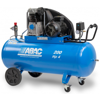 ABAC PRO A49B 200 CT4 Zuigercompressor 400 Volt - 200 liter - 11 bar