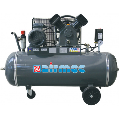 AIRMEC KP100400M/P Mobile Oil Lubricated Compressor - 400 ltr/min, 3 hp