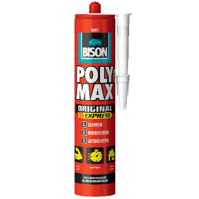 Bison Poly Max Express 425gram - Wit
