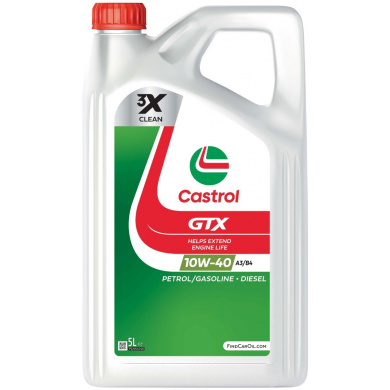 Castrol GTX 10w40 A3/B4 olie 5 liter