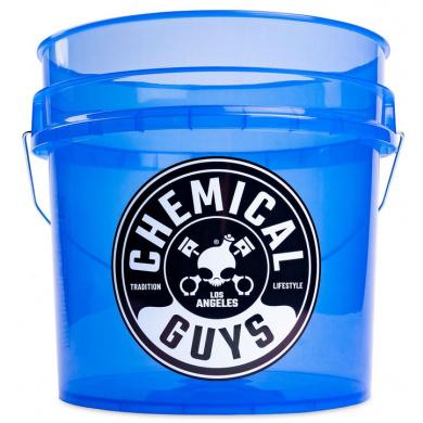 Chemical Guys Autowas Emmer 19 liter - Blauw Transparant