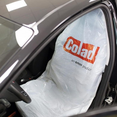 COLAD Plastik Sitzüberzüge Transparent HDPE auf Rolle