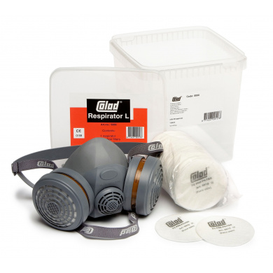 COLAD Atemschutzmaske / Spritzmaske mit 2 Aktivkohlefilter