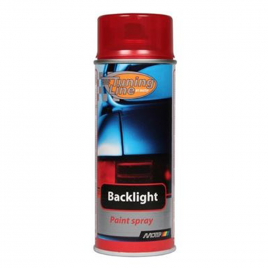 Bombe de peinture feux arrières MoTip Backlight ROUGE transparent - aérosol 400ml
