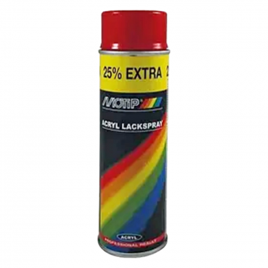 MoTip RAL 3000 Industrial Acrylic lacquer aerosol 500ml
