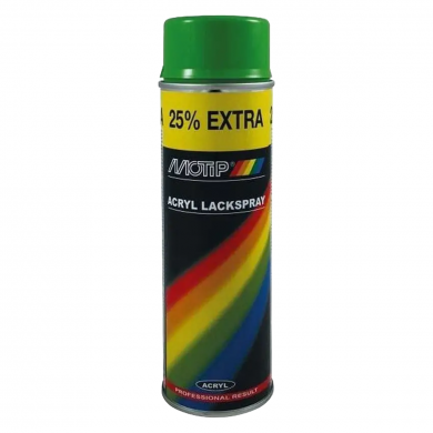 MoTip RAL 6018 Industrial Acrylic paint spray can 500ml