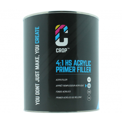 CROP 2K HS Acryl Primer Filler GRIJS VS2 - Blik 4 liter