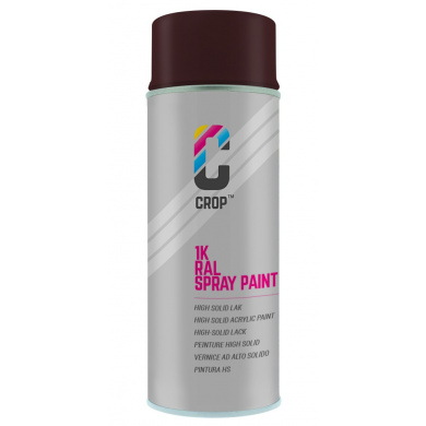 CROP Spraypaint RAL 3007 Black red 400ml