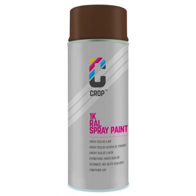 CROP Spraypaint RAL 8011 Nut brown 400ml