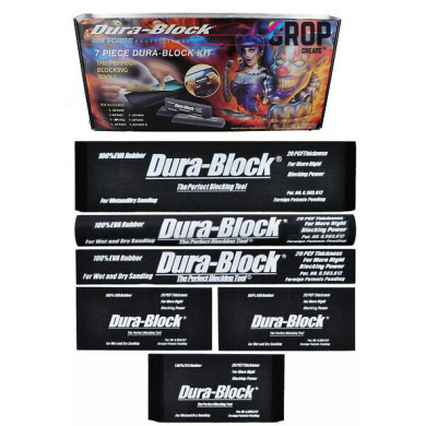 DURA-BLOCK 7 teiliges Handschleifer Set
