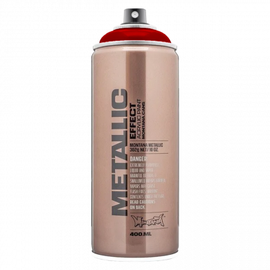 Montana Metallic RED paint spray can 400ml