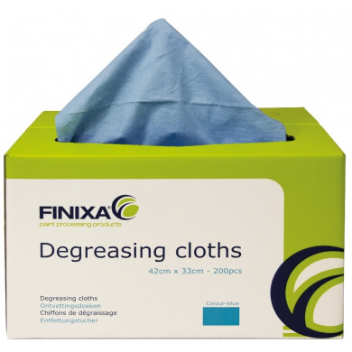 FINIXA Degreasing Cloths in Dispenser Box - 200 pieces 