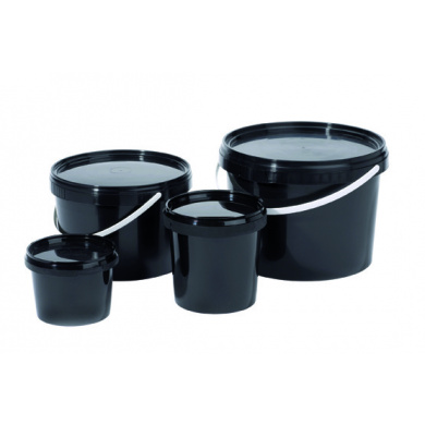 FINIXA Black Plastic (PE) Storage Cup with Lid 
