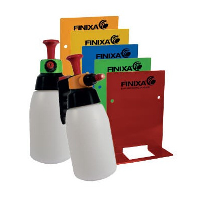 FINIXA Farbkennzeichnungssatz Codierringe und Magnethalter für Druckpumpzerstäuber Premium