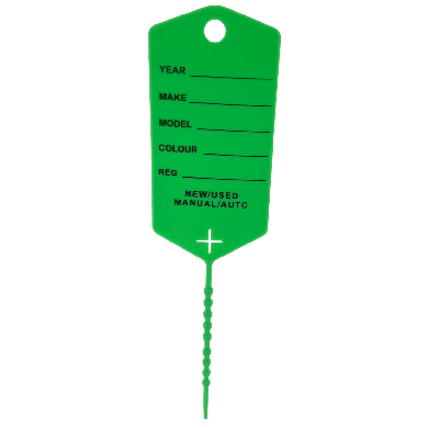 Étiquette clés vert CROP - 200 pièces