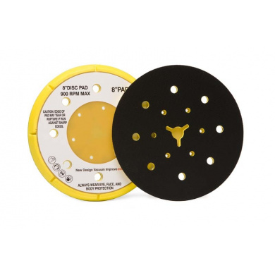 HAMACH Velcro Sanding Pad Hard with 8 Holes for Sanders without Axis for HAMACH EH PH PHP EHP - 200mm
