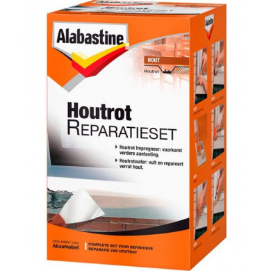 Alabastine Houtrot Reparatieset Set 500 gram
