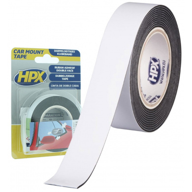 HPX Double Sided Foam Tape BLACK 19mm - 2 meter