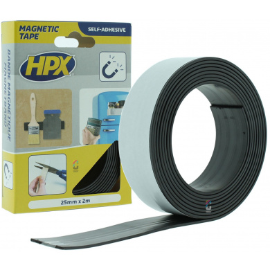 HPX Magneetband 25mm x 2 meter - Zelfklevend