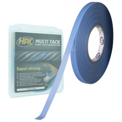 HPX Multi Tack Double Sided Tape 12mm - 25 meter