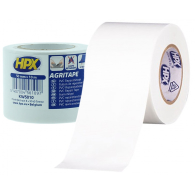 HPX PVC tape WHITE 50mm - 10 meter