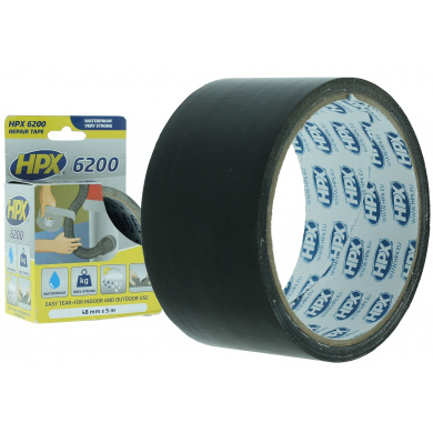 HPX 6200 Repair Tape BLACK 48mm - 5 meter