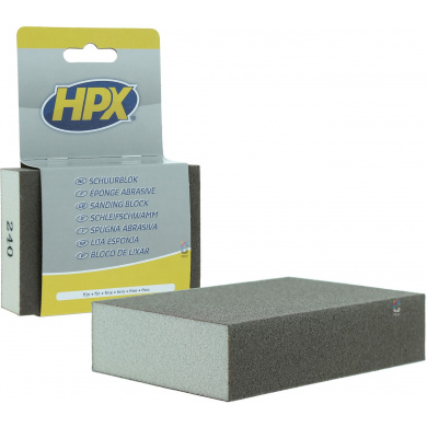 HPX Papel de lija impermeable hojas 230x280mm 4 piezas P80