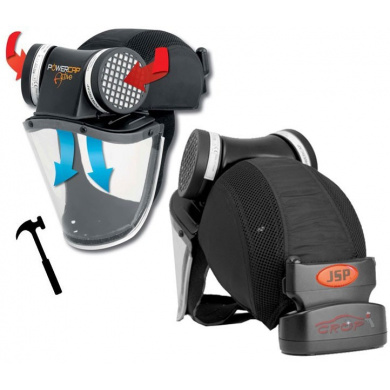 JSP PowerCap Active Leightweight Battery Powered Air Respirator with Impact Protection (IP Version)