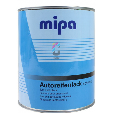 MIPA Autoreifenlack Schwarz - Bandenzwart 1 liter