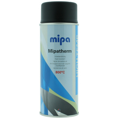 MIPA Mipatherm Black Heat Resistant Paint 400ml aerosol