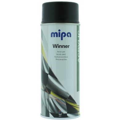 MIPA Winner MAT ZWART spuitbus 400ml