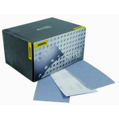 MIRKA Q-SILVER Sanding Sheets without Holes - 70x125mm, 100 pieces