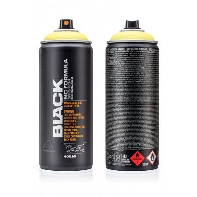 Montana BLACK TR1010  50% Yellow Spray paint 400ml