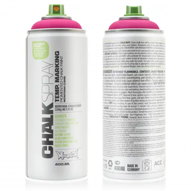 Montana CHALK - Chalk paint PINK spray can 400ml