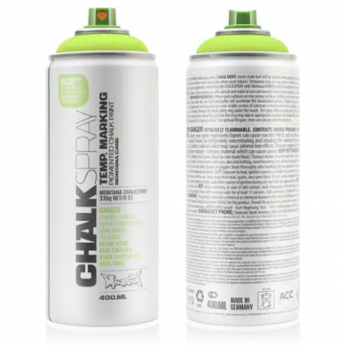 Montana CHALK - Chalk paint GREEN spray can 400ml