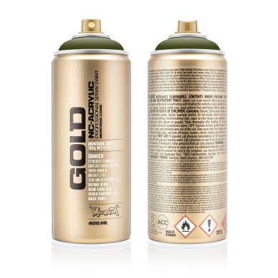 Montana GOLD CL6340 Olive Green Spray paint 400ml