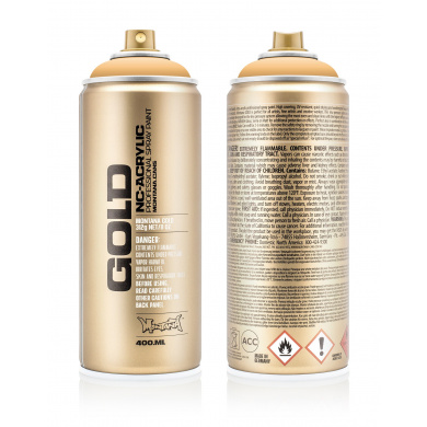 Montana GOLD G2020 Creme Orange Spray paint 400ml