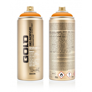 Montana GOLD S2000 Shock Orange Light spray can 400ml