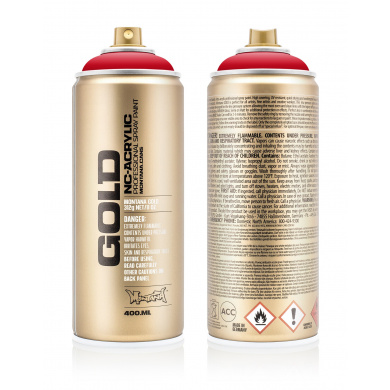 Montana GOLD S3000 Shock Red Spray paint 400ml