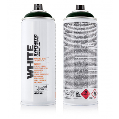 Montana WHITE 6080 Greenblack Spray Can 400ml
