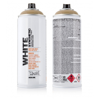Montana WHITE 8020 Rattle Snake Spray Can 400ml