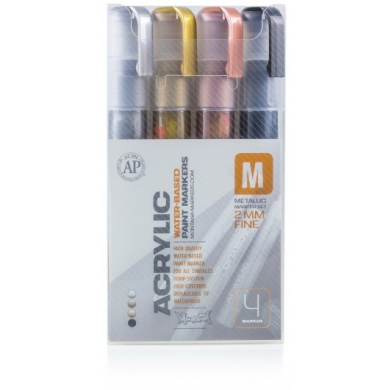 Montana Acrylic Marker Set Metallic 2mm